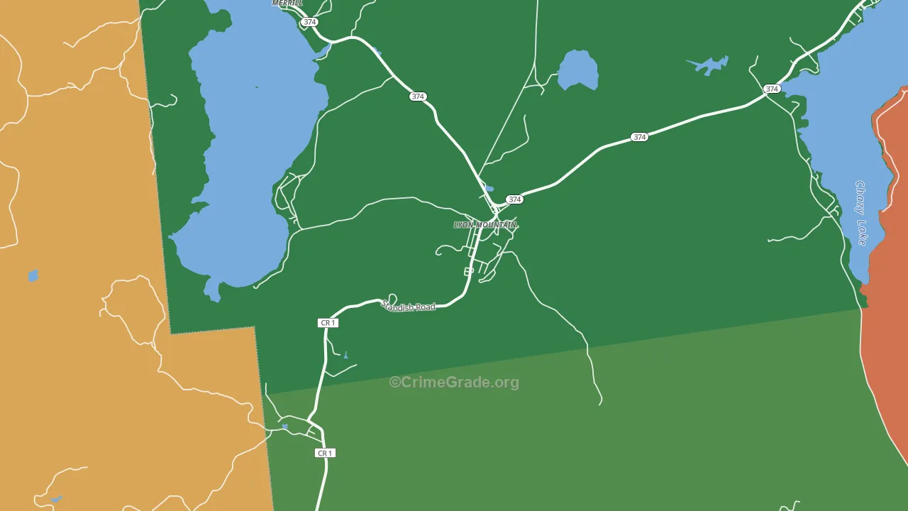 12952, NY Map of Theft Rates