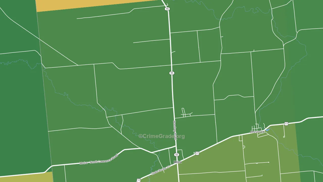 12957, NY Map of Theft Rates