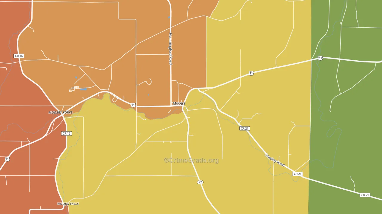 12958, NY Map of Theft Rates