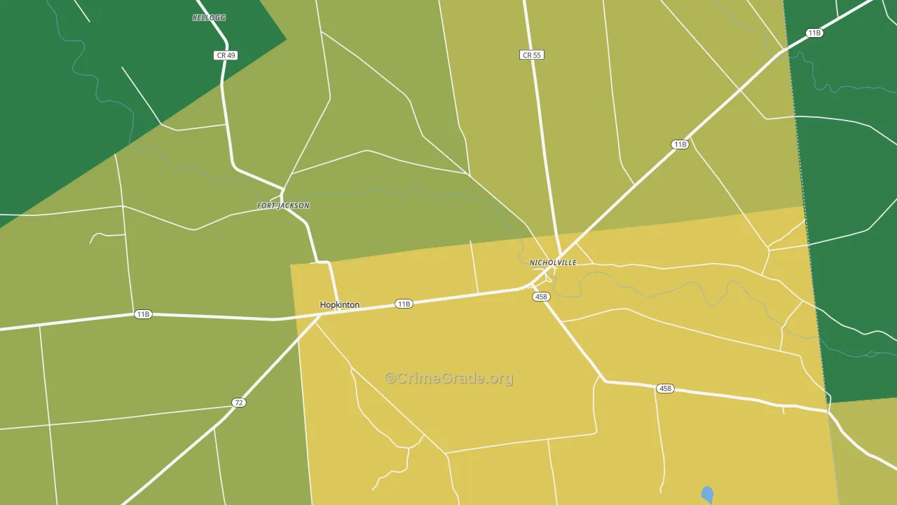 12965, NY Map of Theft Rates