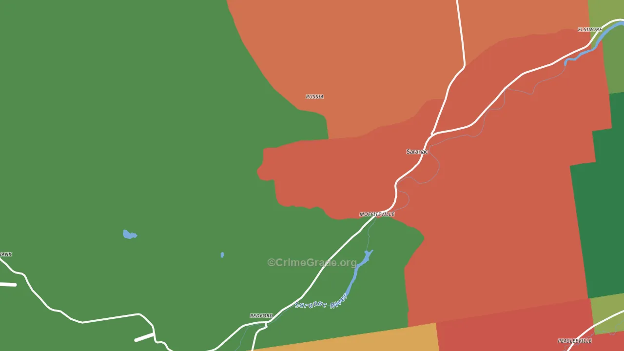 12981, NY Map of Theft Rates