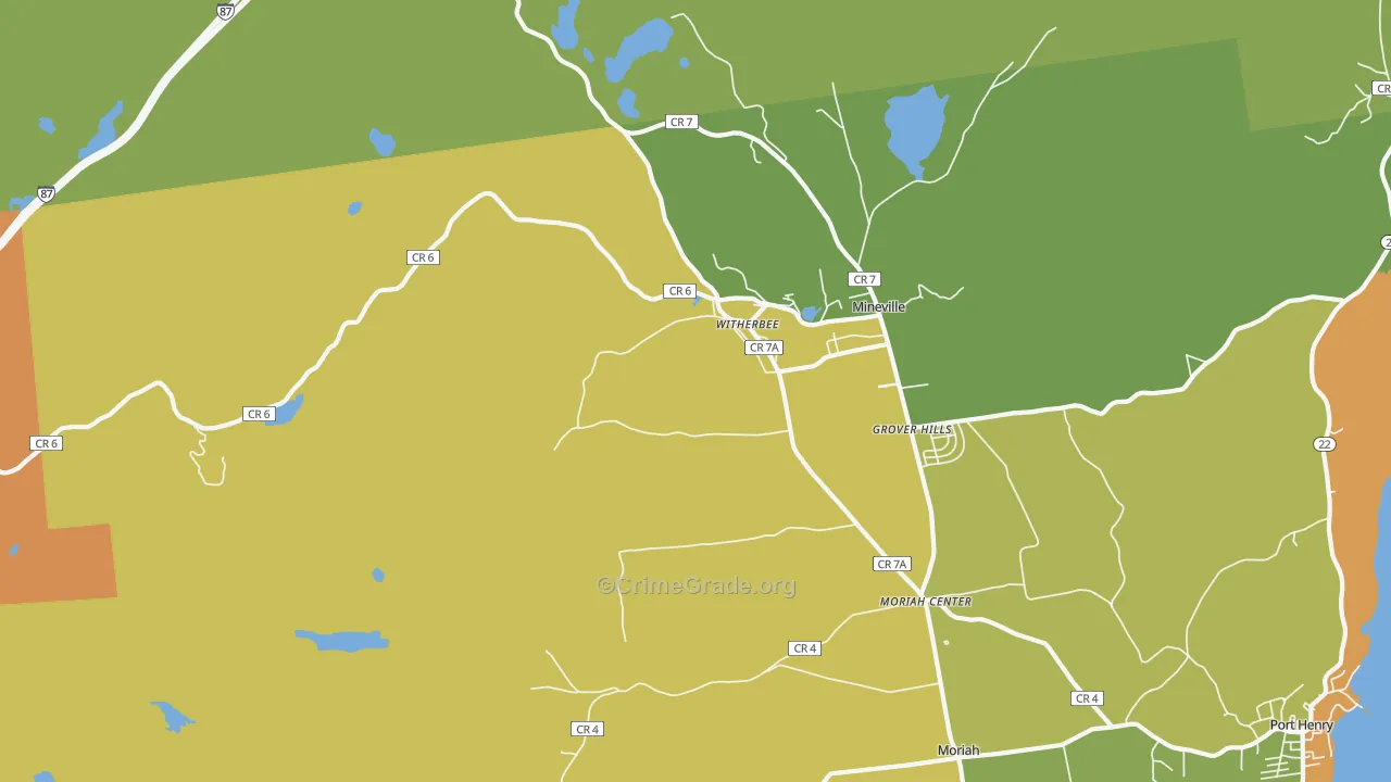 12998, NY Map of Theft Rates