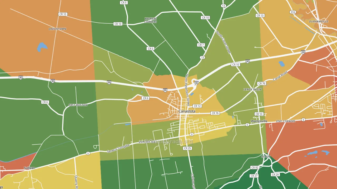 13032, NY Map of Theft Rates