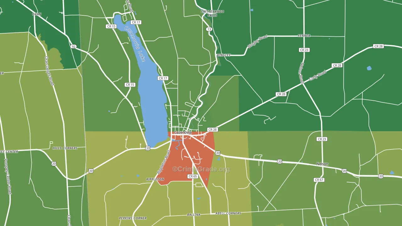 13035, NY Map of Theft Rates