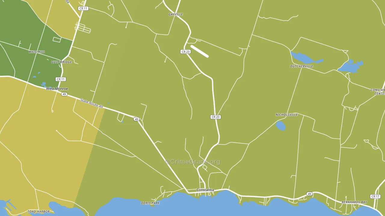 13044, NY Map of Theft Rates
