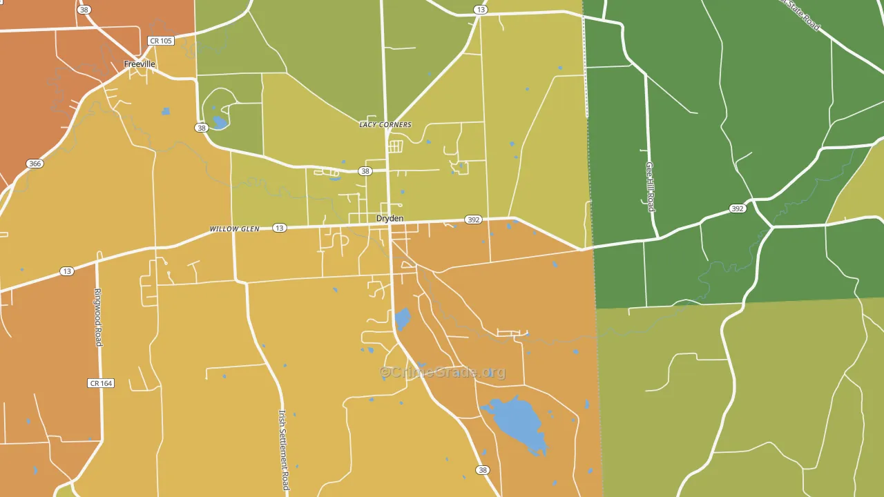 13053, NY Map of Theft Rates