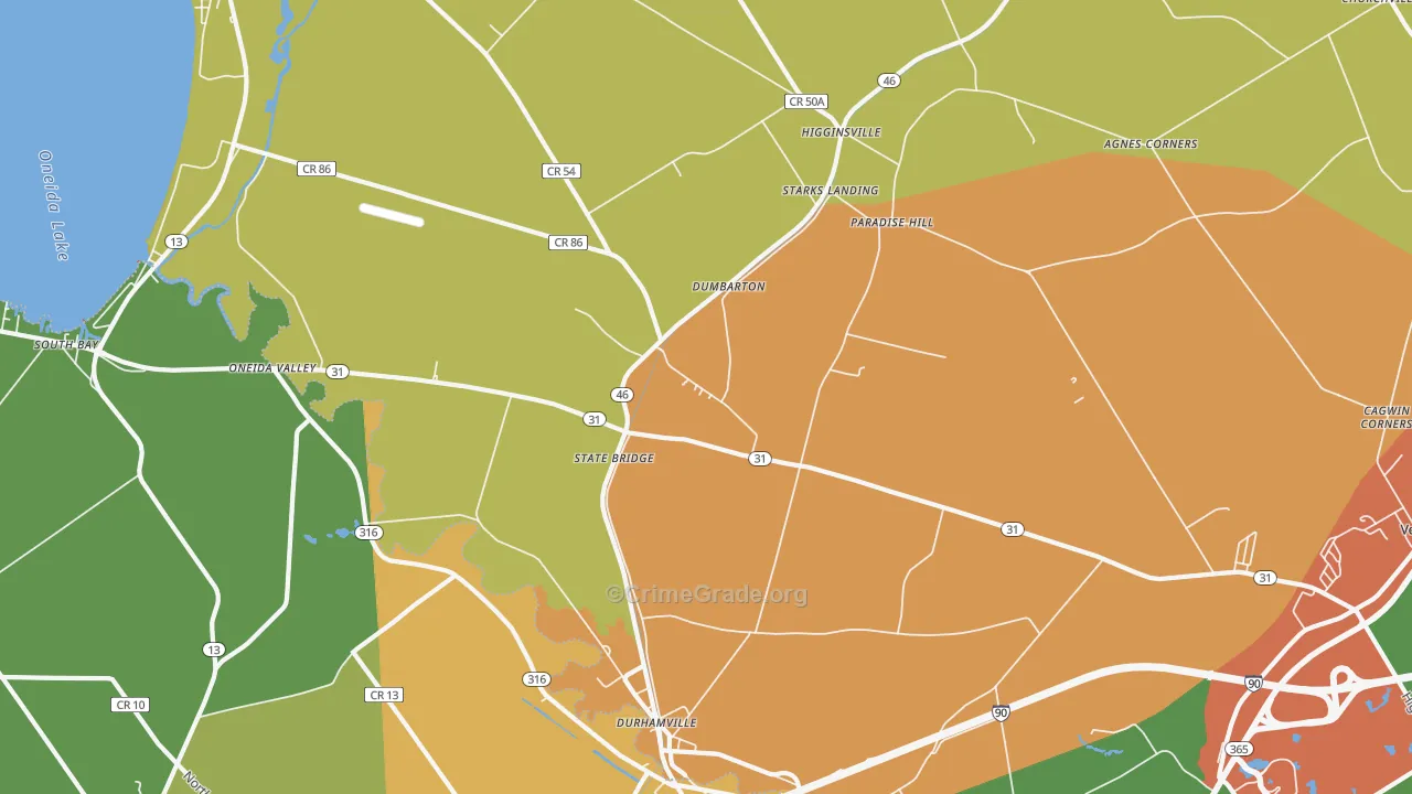 13054, NY Map of Theft Rates
