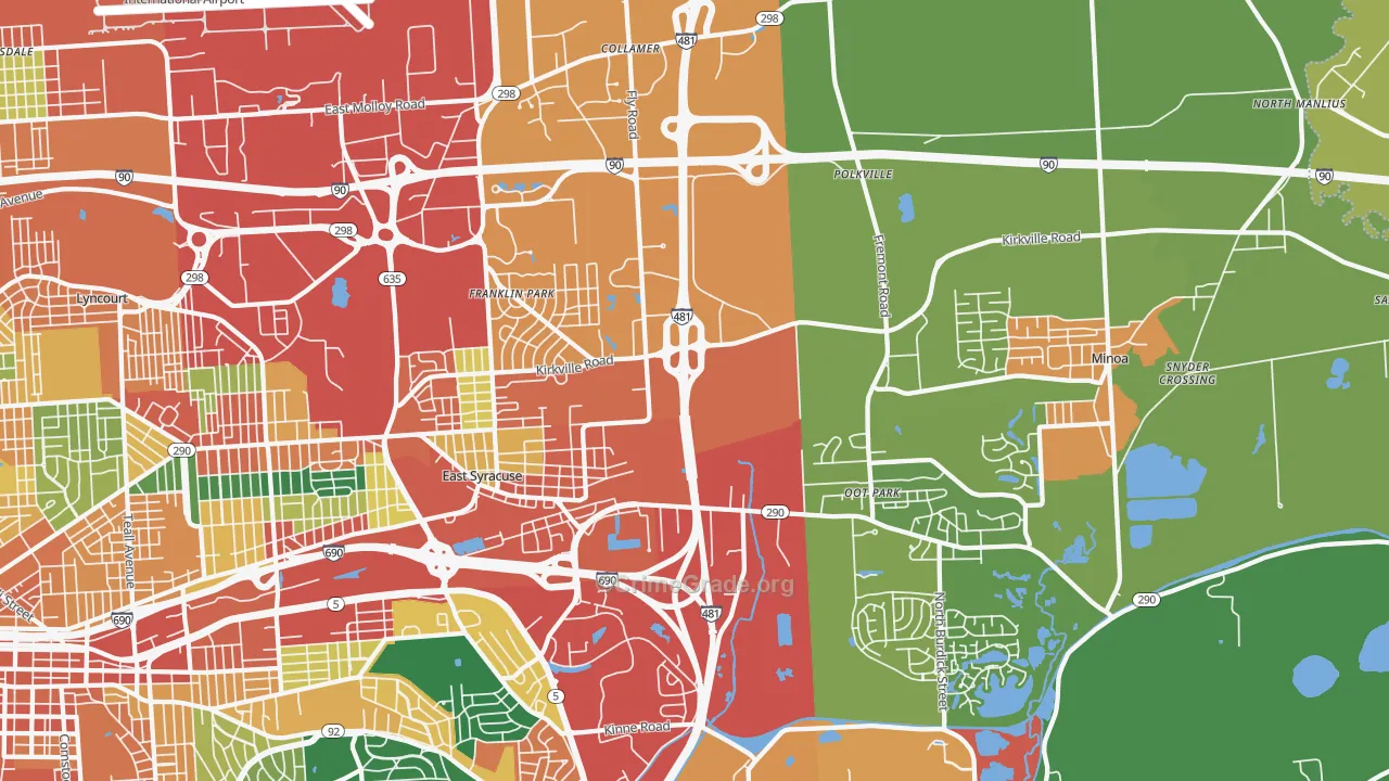 13057, NY Map of Theft Rates