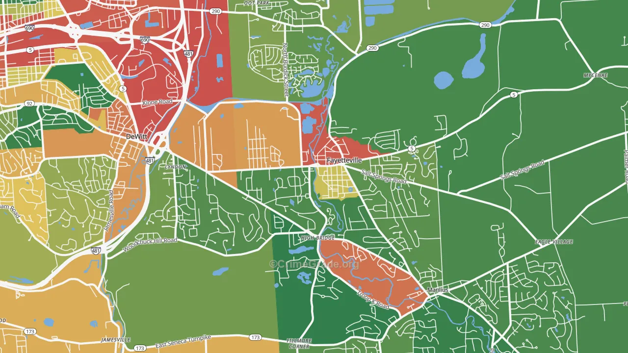 13066, NY Map of Theft Rates