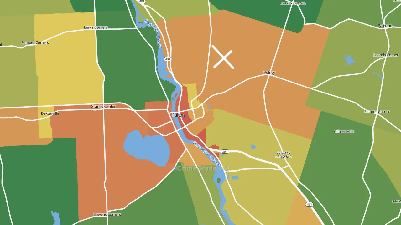 13069, NY Map of Theft Rates