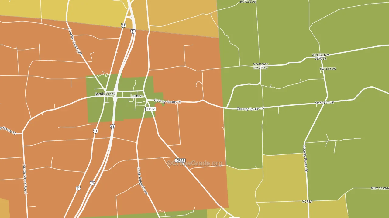 13083, NY Map of Theft Rates