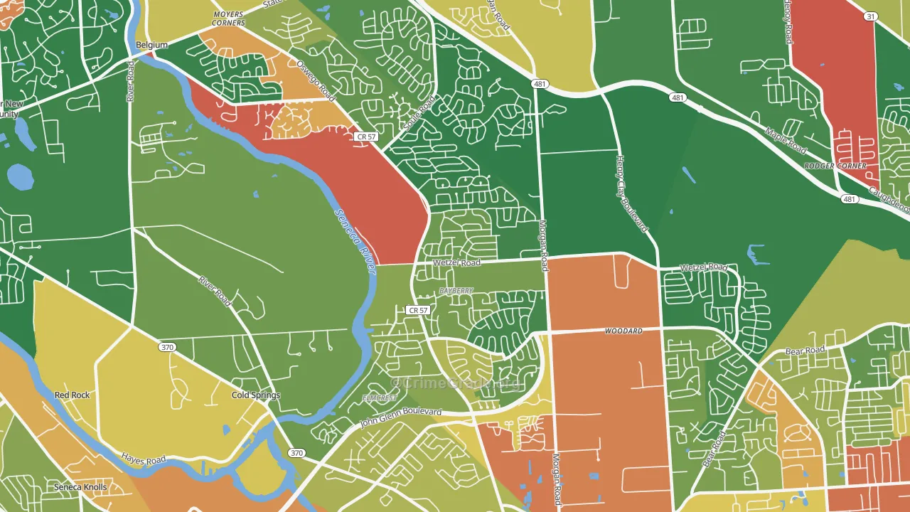 13090, NY Map of Theft Rates