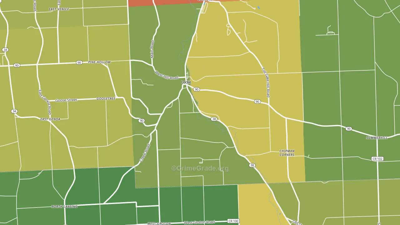 13092, NY Map of Theft Rates
