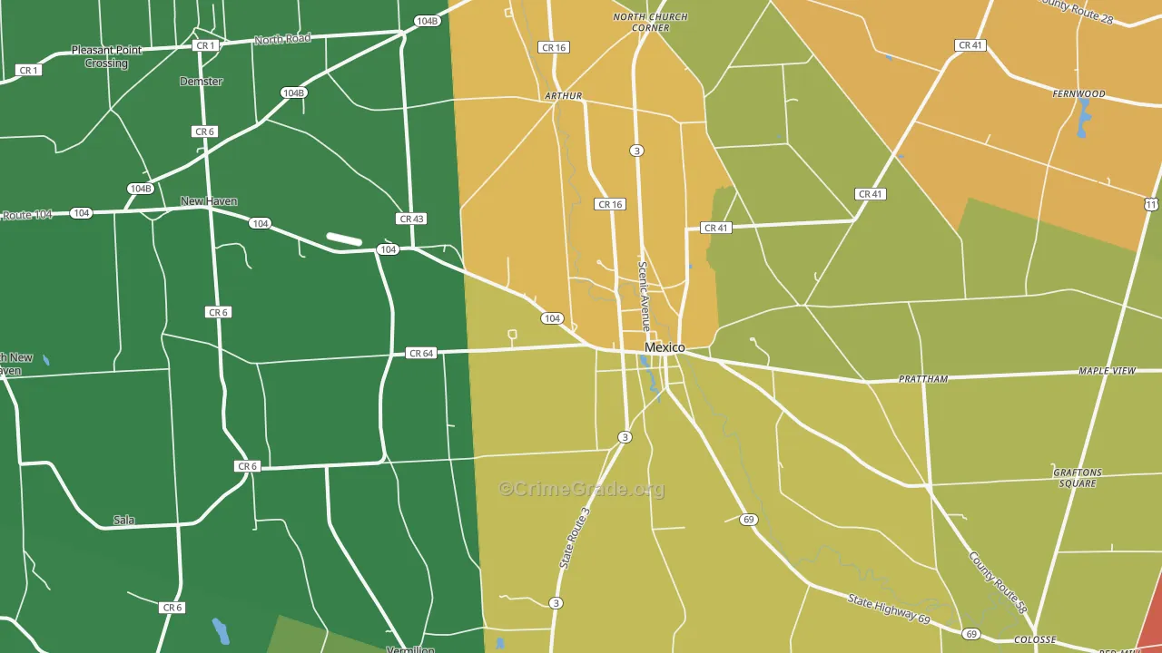 13114, NY Map of Theft Rates