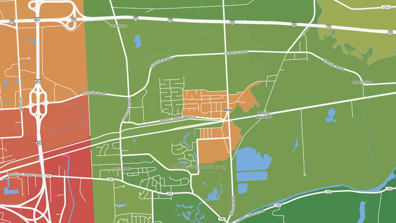 13116, NY Map of Theft Rates