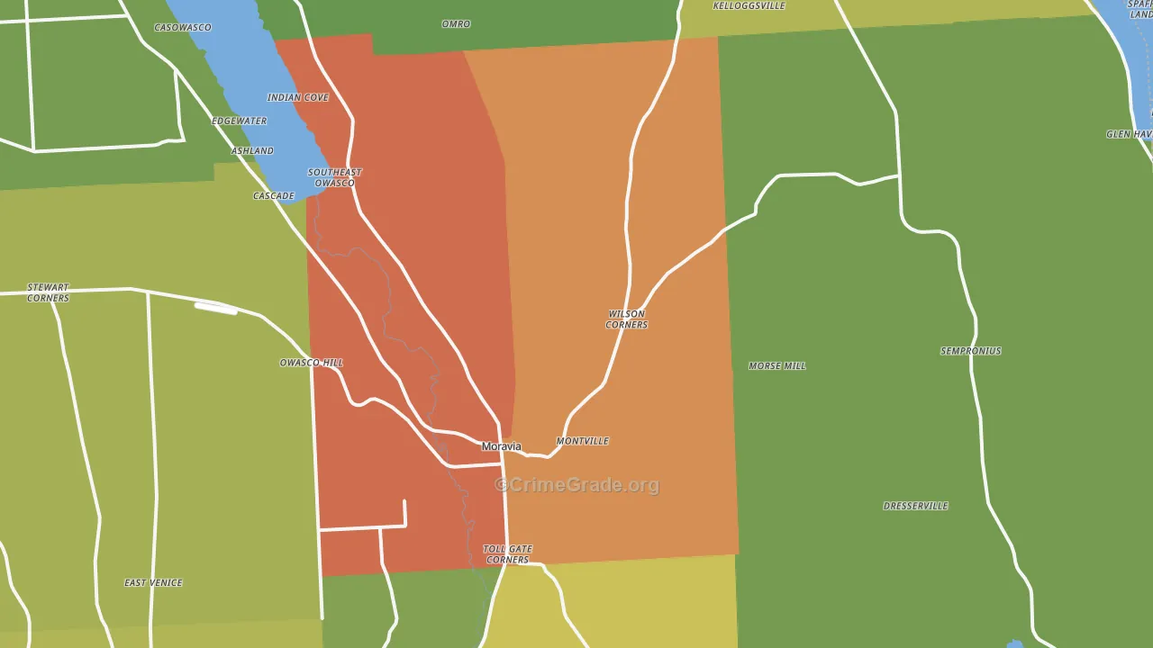 13118, NY Map of Theft Rates