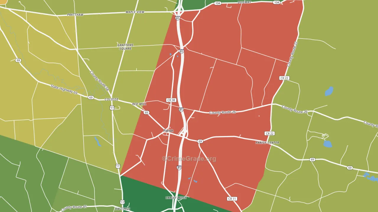 13131, NY Map of Theft Rates