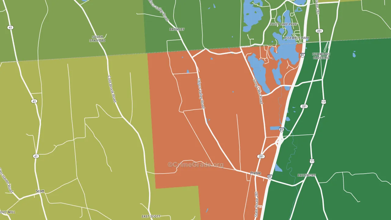 13141, NY Map of Theft Rates