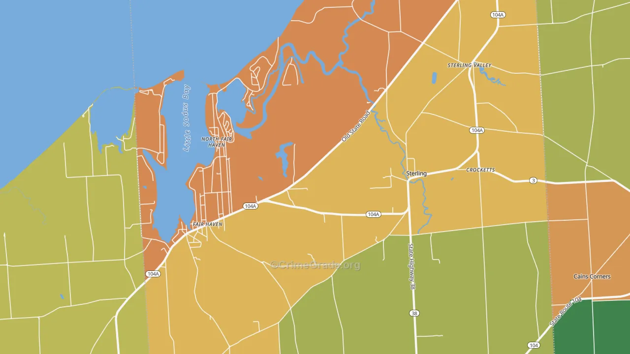 13156, NY Map of Theft Rates