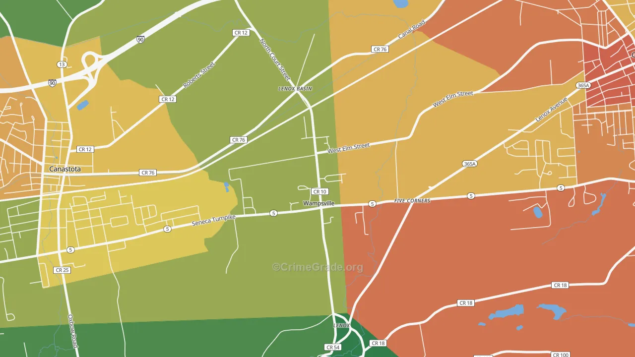 13163, NY Map of Theft Rates