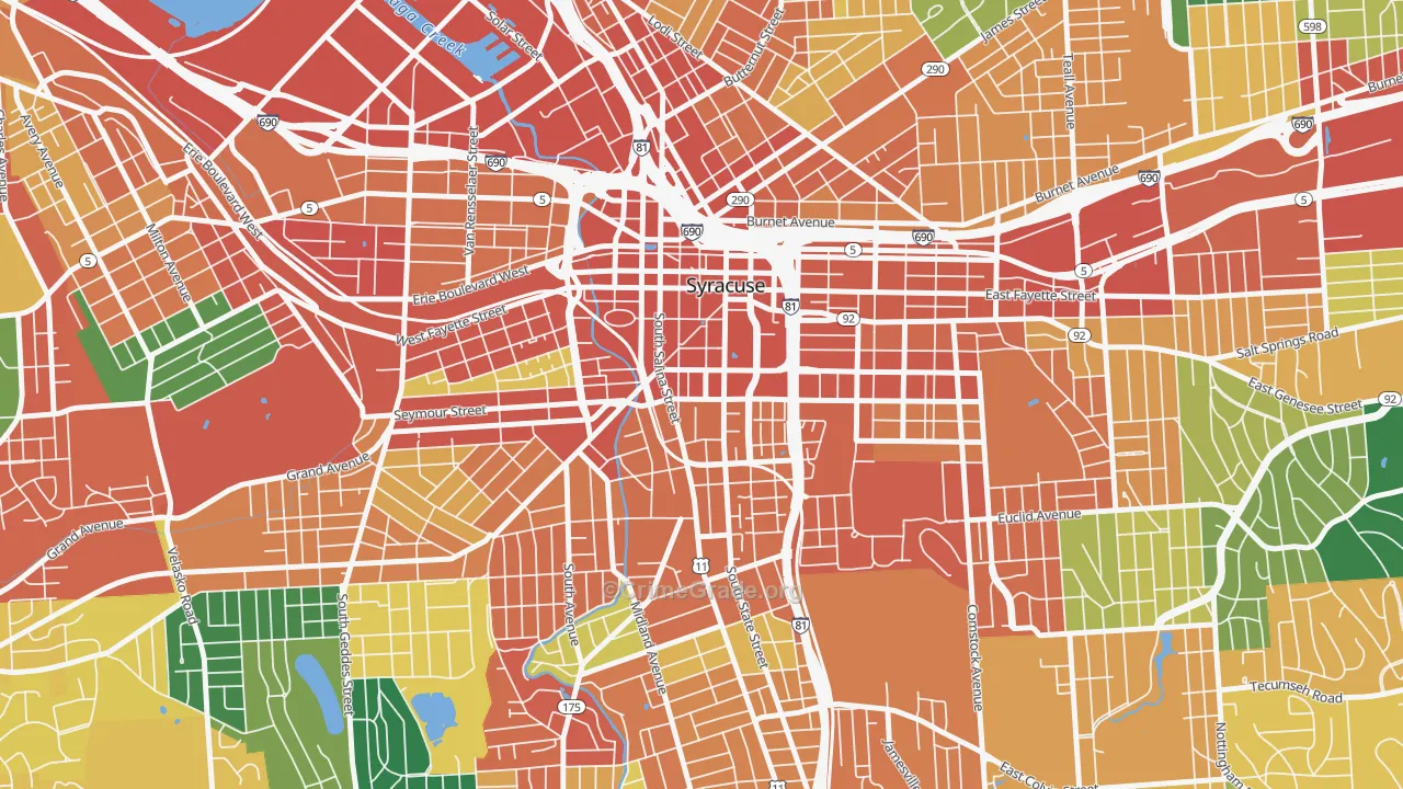 13202, NY Map of Theft Rates