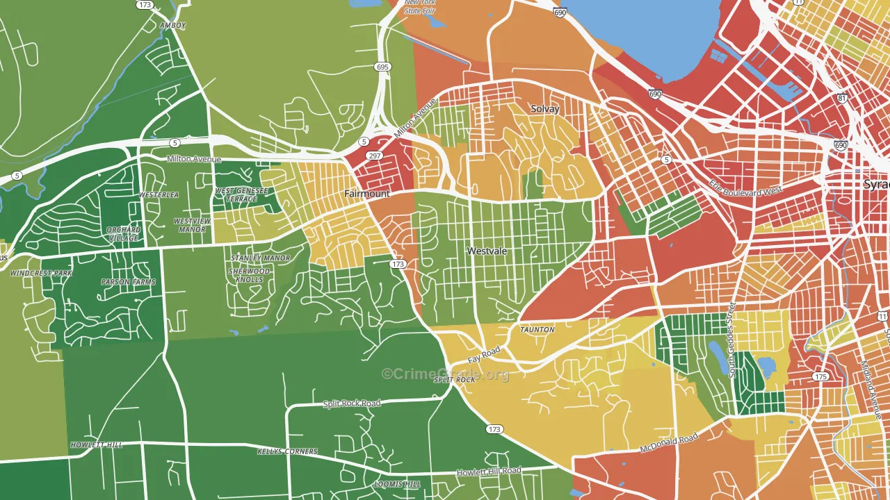 13219, NY Map of Theft Rates