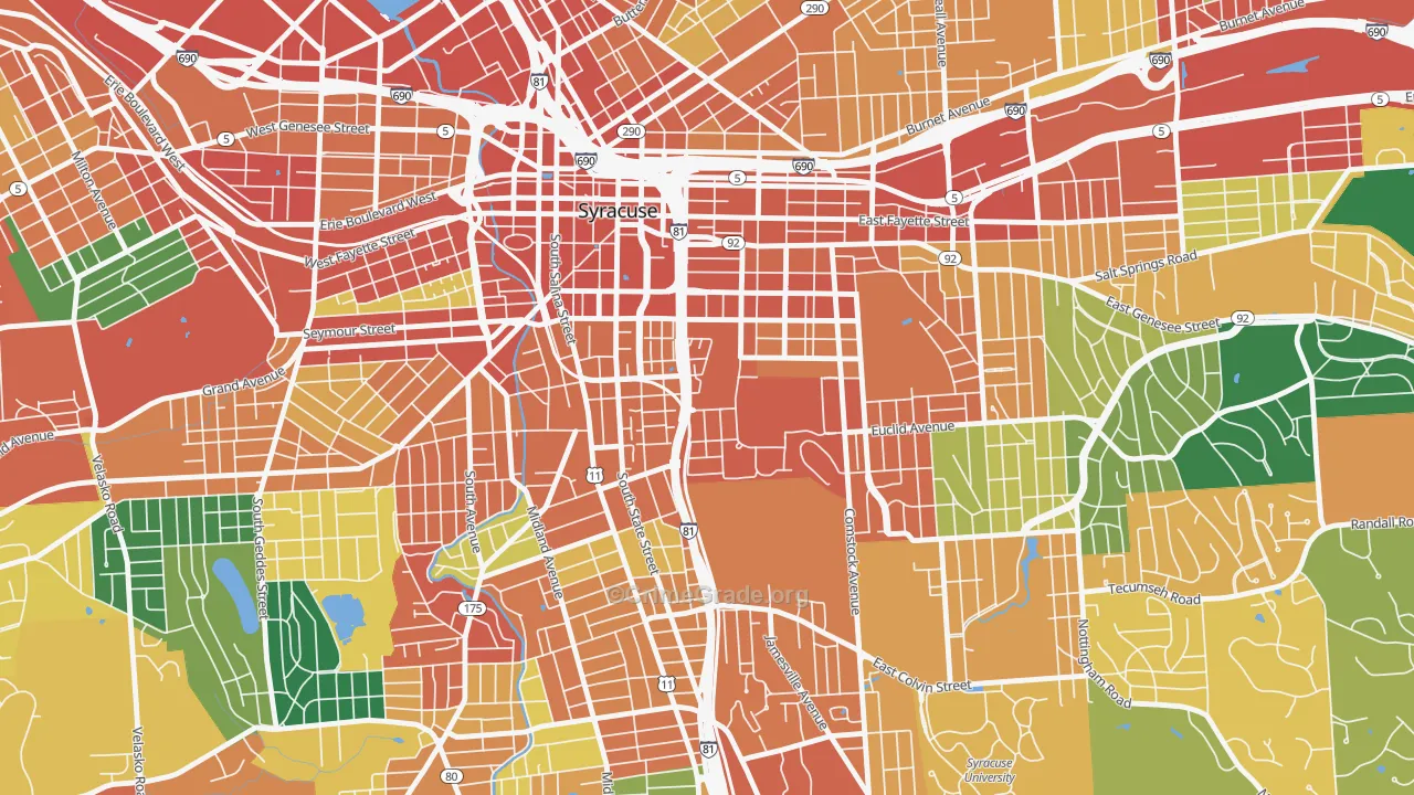 13244, NY Map of Theft Rates
