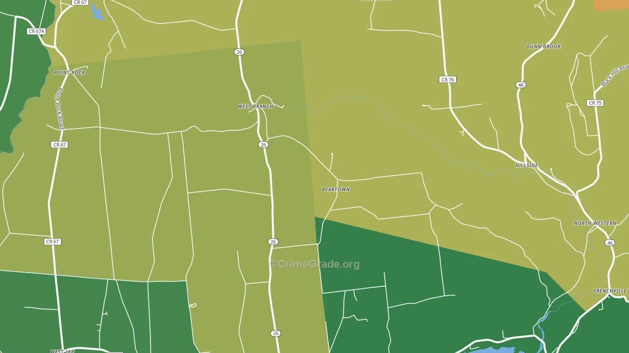 13303, NY Map of Theft Rates