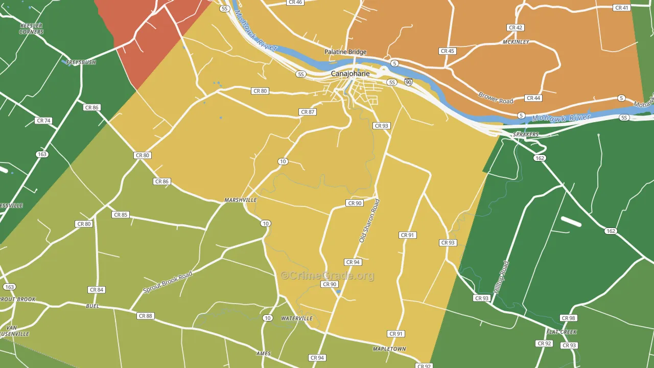 13317, NY Map of Theft Rates