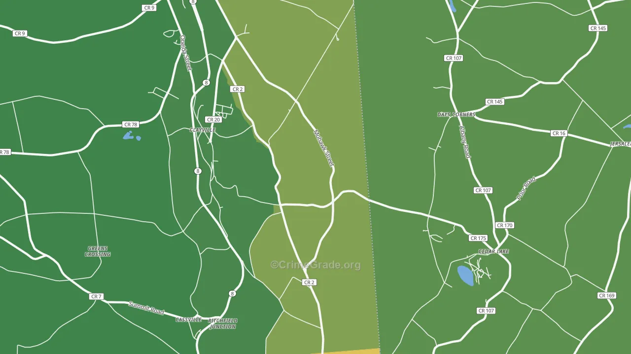 13322, NY Map of Theft Rates