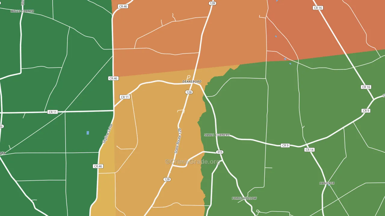 13328, NY Map of Theft Rates