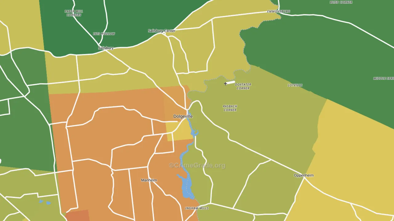 13329, NY Map of Theft Rates