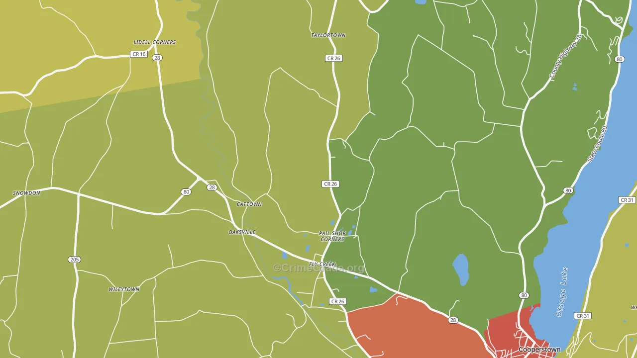 13337, NY Map of Theft Rates