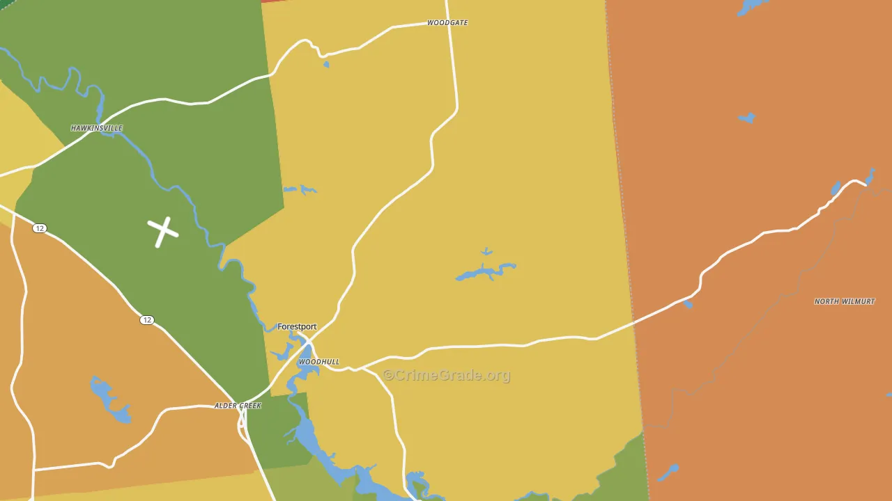 13338, NY Map of Theft Rates