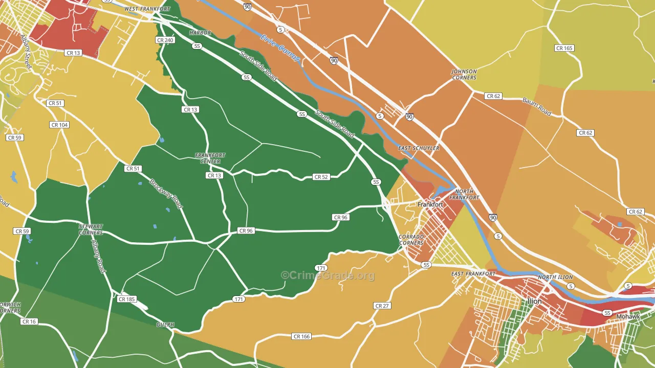 13340, NY Map of Theft Rates