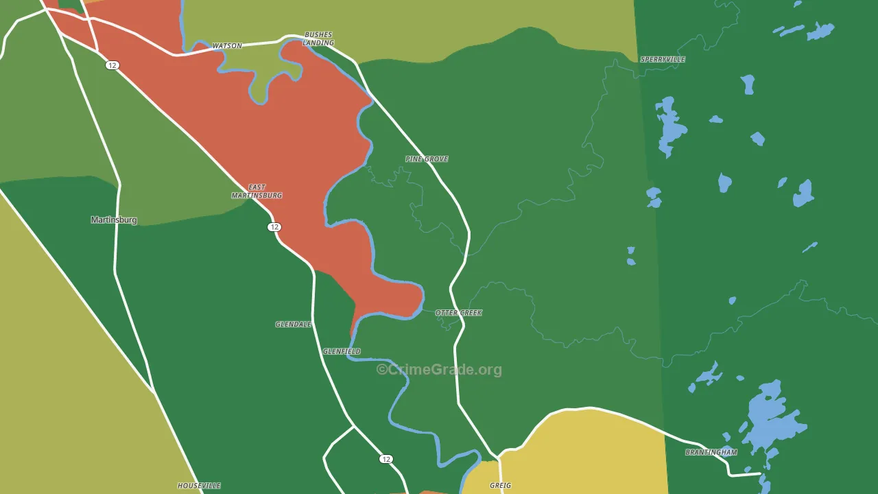 13343, NY Map of Theft Rates