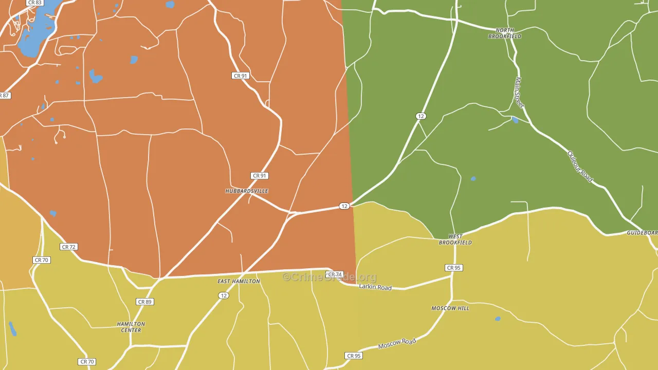 13355, NY Map of Theft Rates