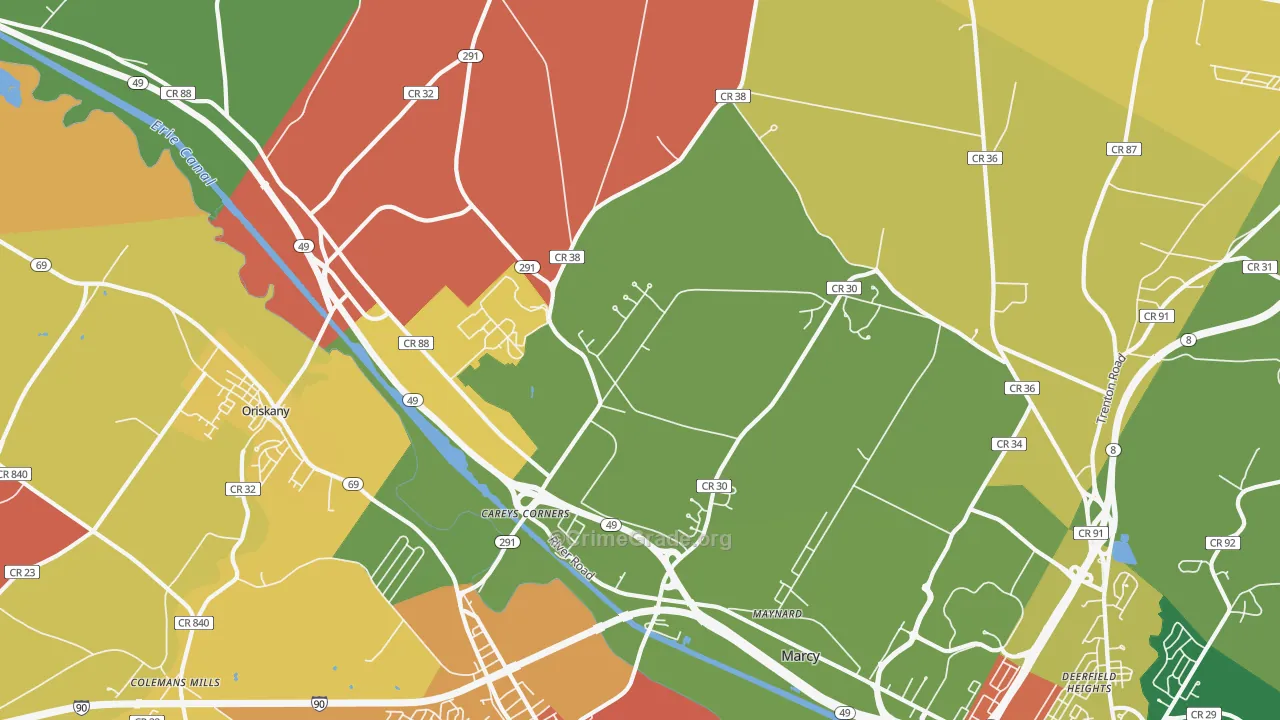 13403, NY Map of Theft Rates