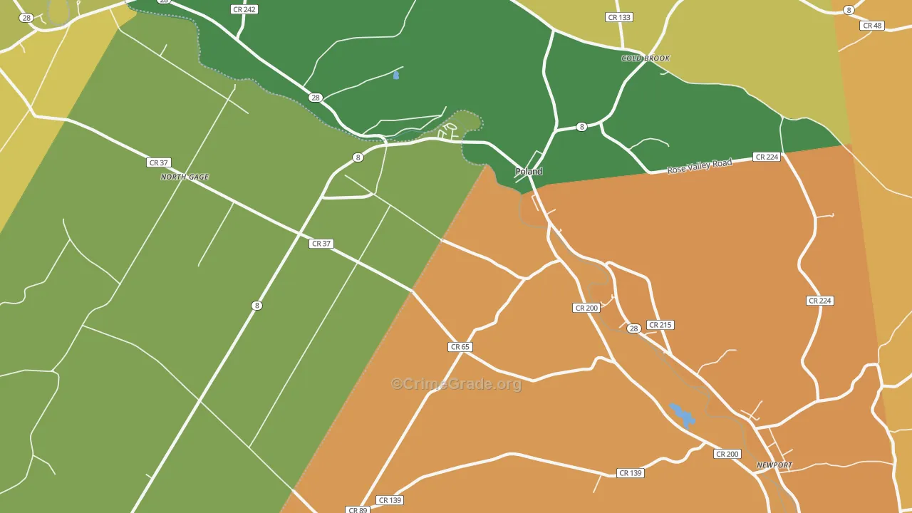13431, NY Map of Theft Rates