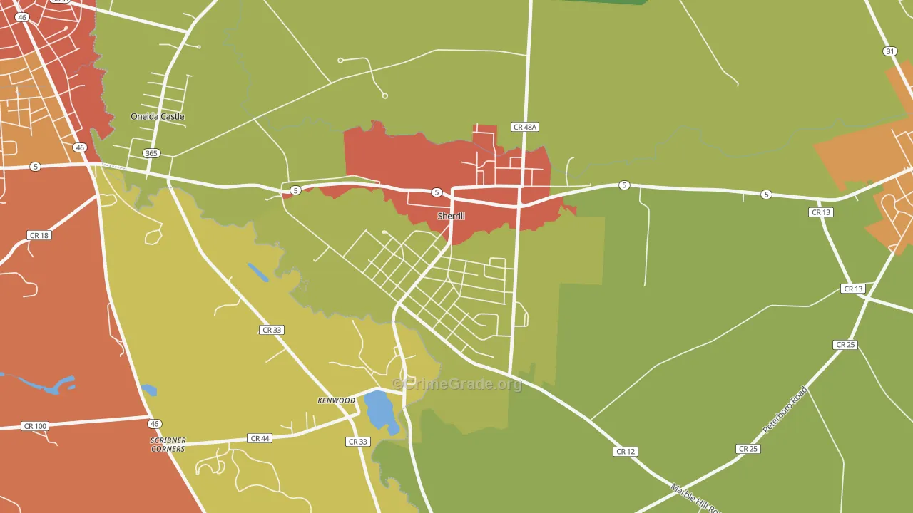 13461, NY Map of Theft Rates