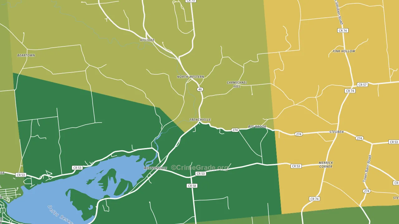 13486, NY Map of Theft Rates