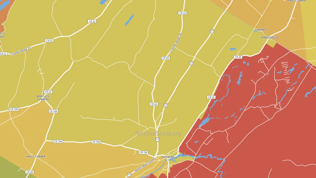 13608, NY Map of Theft Rates