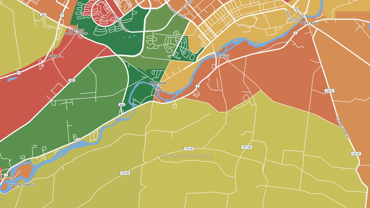 13612, NY Map of Theft Rates