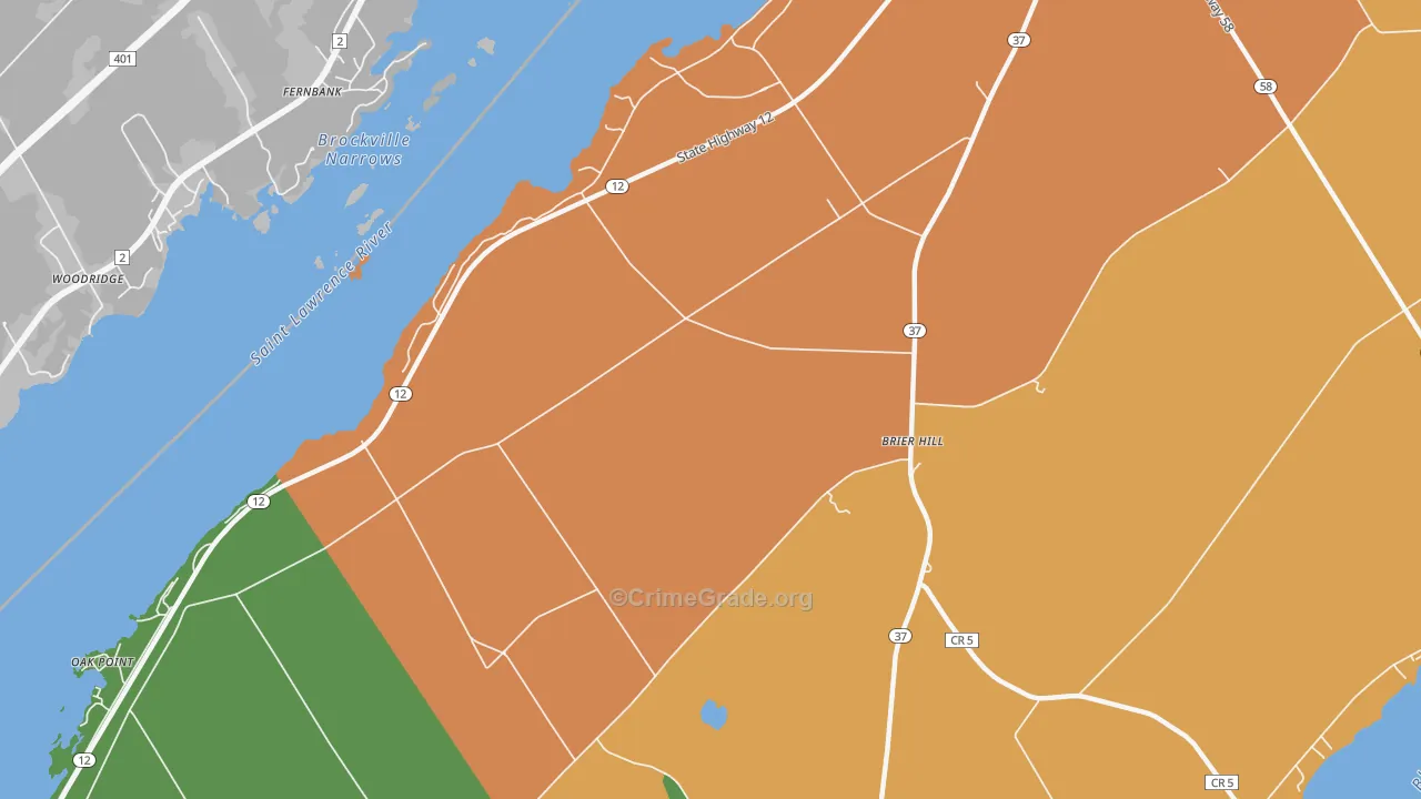 13614, NY Map of Theft Rates