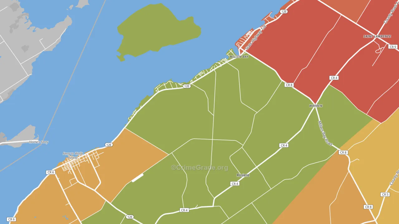 13618, NY Map of Theft Rates