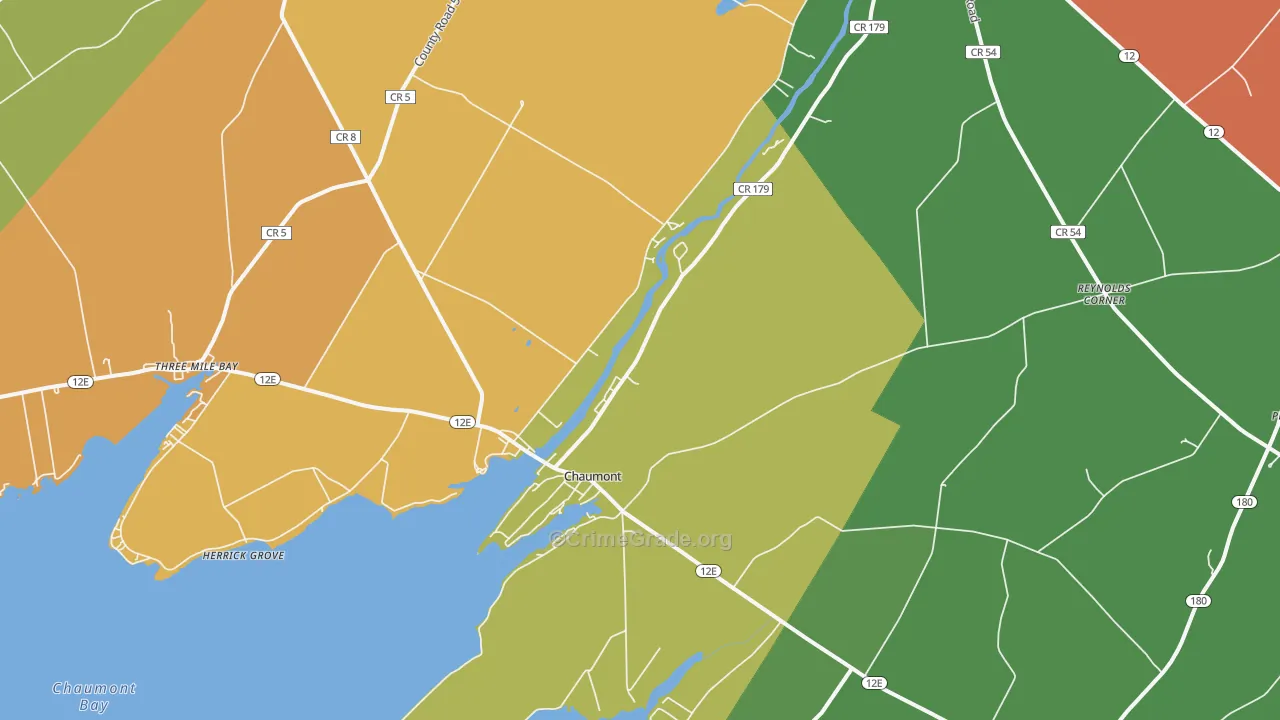 13622, NY Map of Theft Rates
