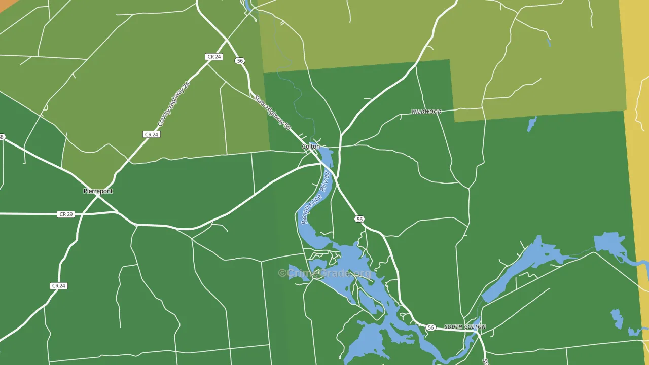 13625, NY Map of Theft Rates