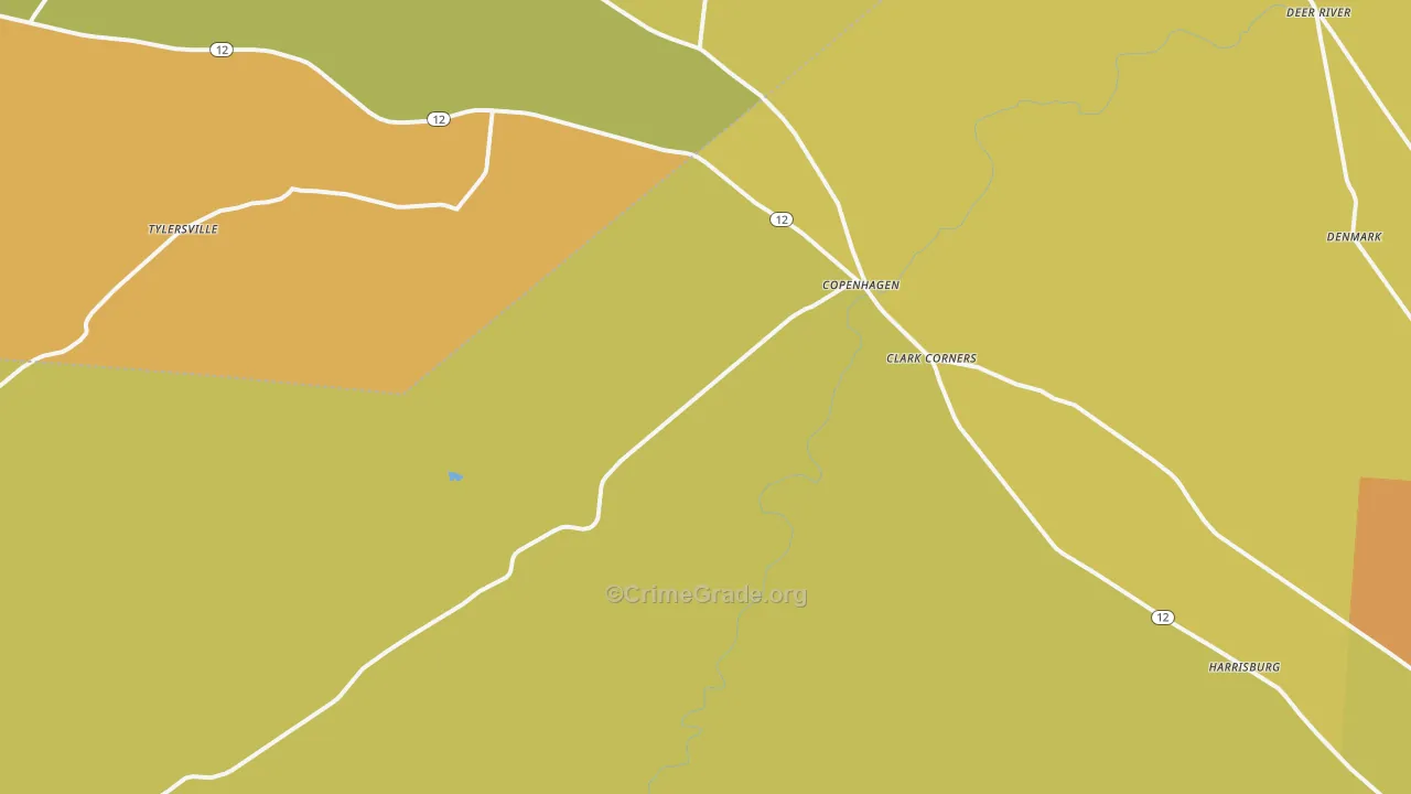 13626, NY Map of Theft Rates