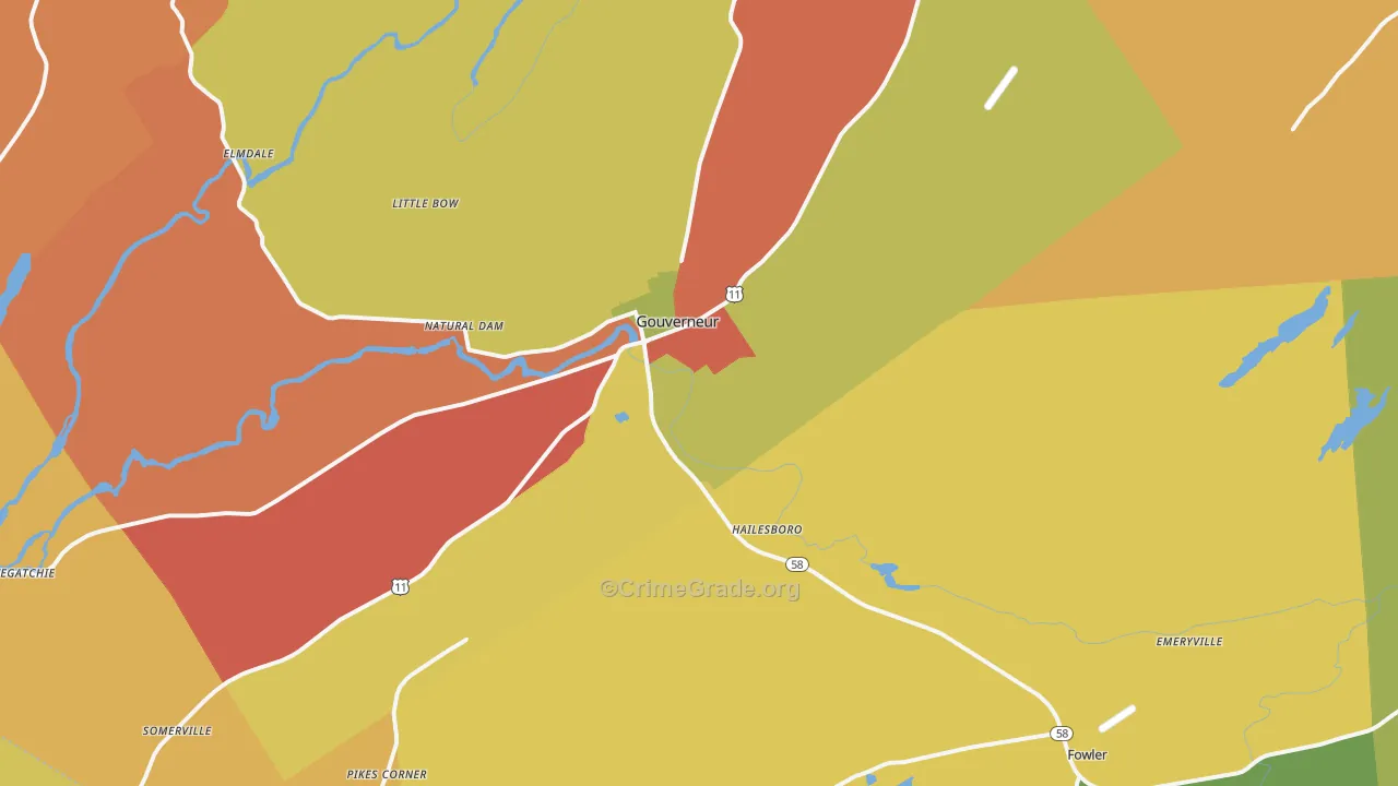 13642, NY Map of Theft Rates