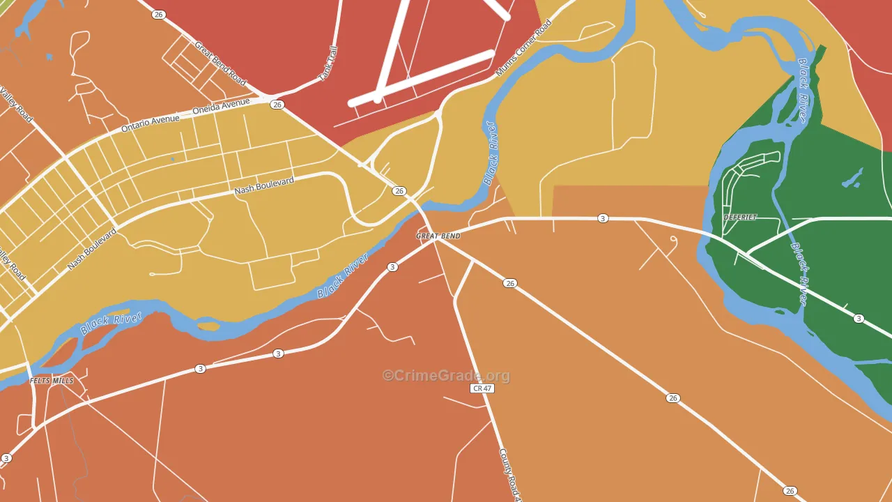 13643, NY Map of Theft Rates